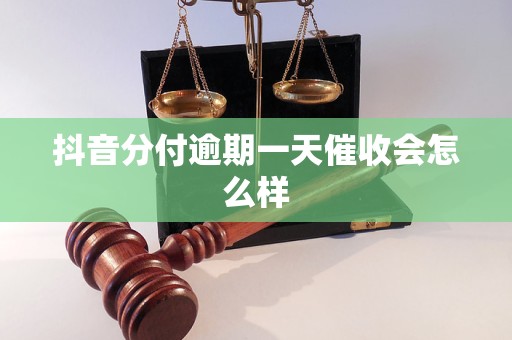 抖音分付逾期一天催收会怎么样