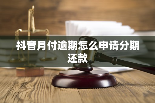 抖音月付逾期怎么申请分期还款
