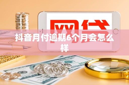 抖音月付逾期6个月会怎么样