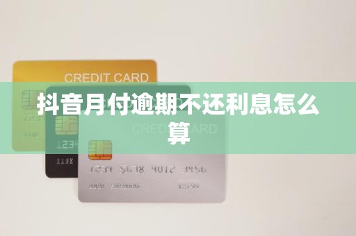 抖音月付逾期不还利息怎么算 抖音月付逾期不还利息怎么算