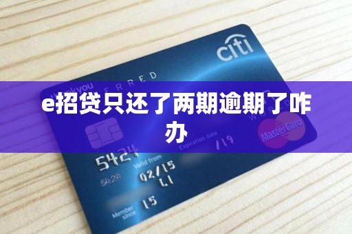 e招贷只还了两期逾期了咋办 e招贷只还了两期逾期了咋办