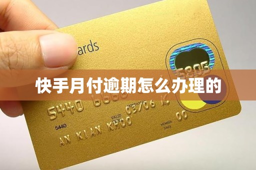 快手月付逾期怎么办理的