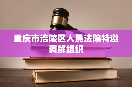重庆市涪陵区人民法院特邀调解组织