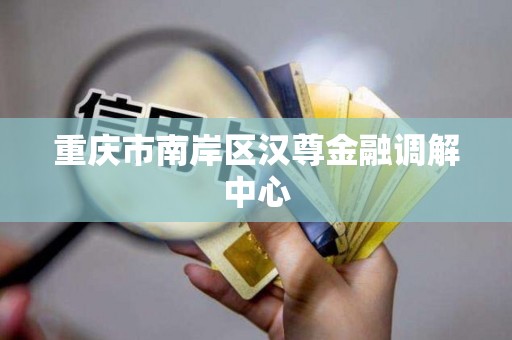 重庆市南岸区汉尊金融调解中心 重庆市南岸区汉尊金融调解中心