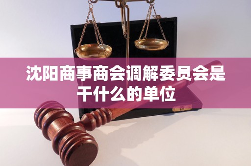 沈阳商事商会调解委员会是干什么的单位