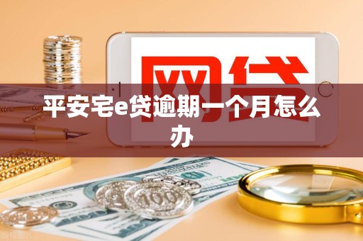 平安宅e贷逾期一个月怎么办