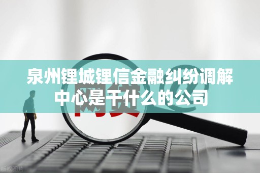 泉州锂城锂信金融纠纷调解中心是干什么的公司