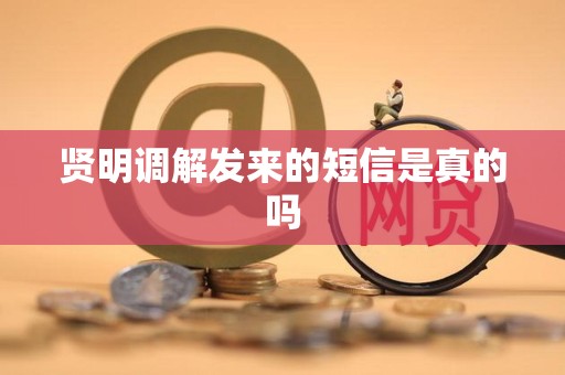 贤明调解发来的短信是真的吗