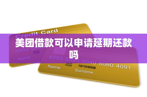 美团借款可以申请延期还款吗 美团借款可以申请延期还款吗