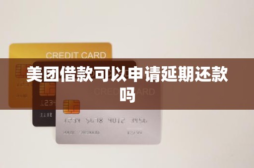 美团借款可以申请延期还款吗 美团借款可以申请延期还款吗