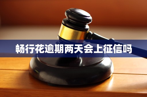 畅行花逾期两天会上征信吗