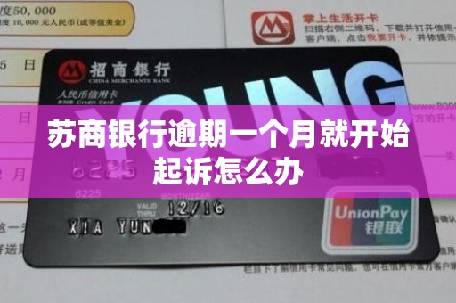 苏商银行逾期一个月就开始起诉怎么办 苏商银行逾期一个月就开始起诉怎么办