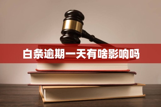 白条逾期一天有啥影响吗 白条逾期一天有啥影响吗