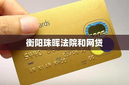 衡阳珠晖法院和网贷