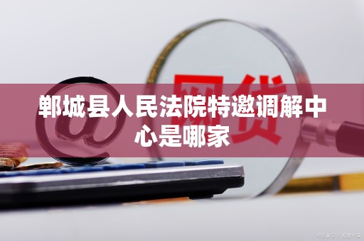 郸城县人民法院特邀调解中心是哪家