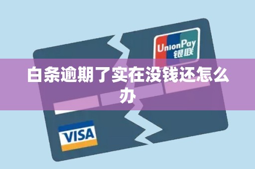 白条逾期了实在没钱还怎么办 白条逾期了实在没钱还怎么办