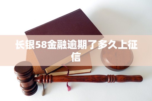 长银58金融逾期了多久上征信 长银58金融逾期了多久上征信