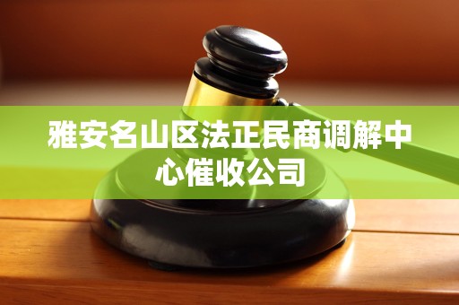 雅安名山区法正民商调解中心催收公司 雅安名山区法正民商调解中心催收公司