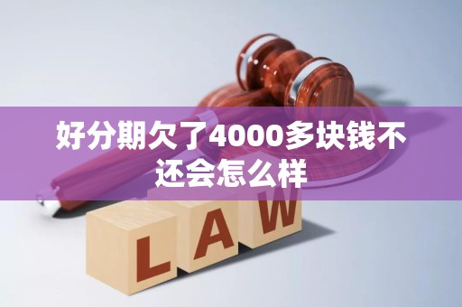好分期欠了4000多块钱不还会怎么样 好分期欠了4000多块钱不还会怎么样