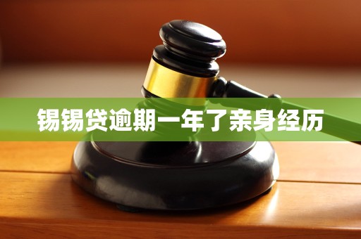 锡锡贷逾期一年了亲身经历