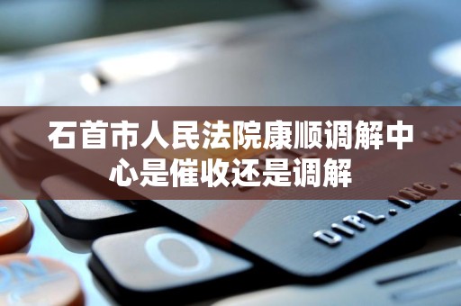 石首市人民法院康顺调解中心是催收还是调解 石首市人民法院康顺调解中心是催收还是调解