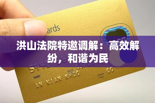 洪山法院特邀调解：高效解纷，和谐为民