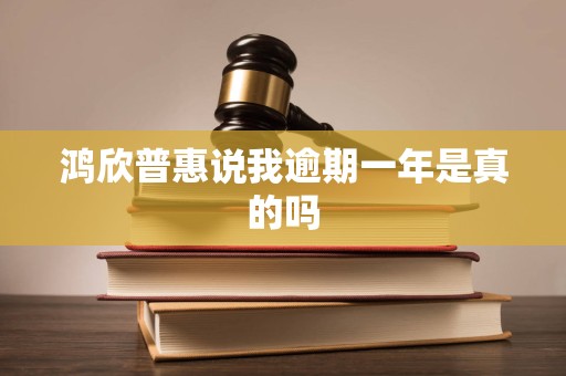 鸿欣普惠说我逾期一年是真的吗