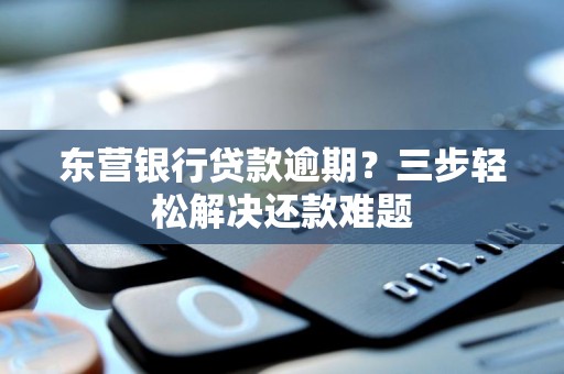 东营银行贷款逾期?三步轻松解决还款难题 东营银行贷款逾期?三步轻松解决还款难题