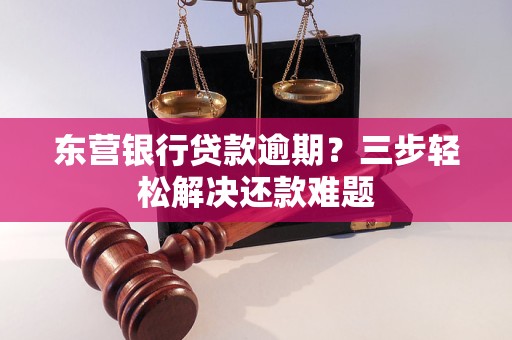 东营银行贷款逾期?三步轻松解决还款难题 东营银行贷款逾期?三步轻松解决还款难题