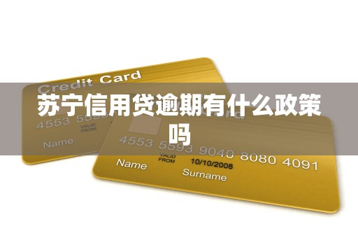 苏宁信用贷逾期有什么政策吗