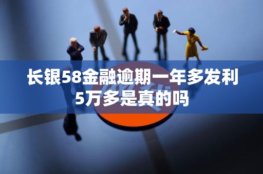 长银58金融逾期一年多发利5万多是真的吗
