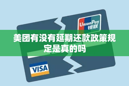 美团有没有延期还款政策规定是真的吗