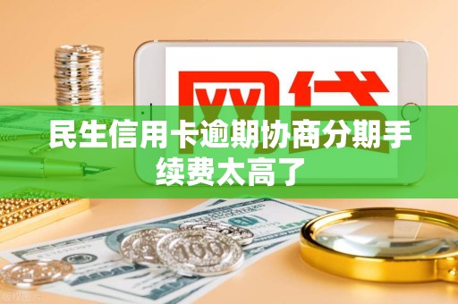 民生信用卡逾期协商分期手续费太高了