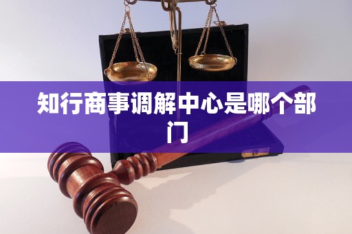 知行商事调解中心是哪个部门 知行商事调解中心是哪个部门
