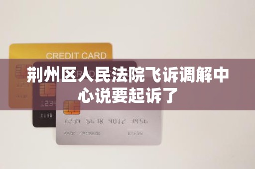 荆州区人民法院飞诉调解中心说要起诉了