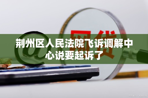 荆州区人民法院飞诉调解中心说要起诉了