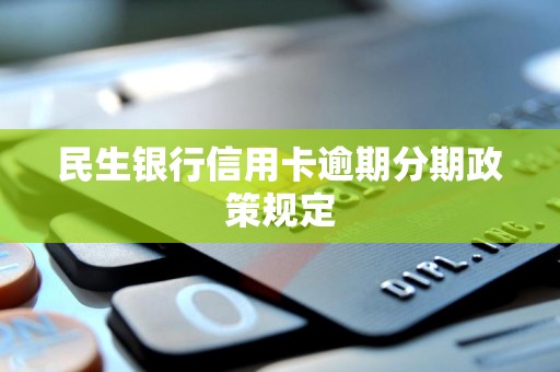 民生银行信用卡逾期分期政策规定