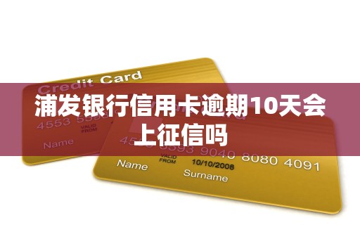 浦发银行信用卡逾期10天会上征信吗