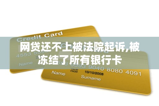 网贷还不上被法院起诉,被冻结了所有银行卡