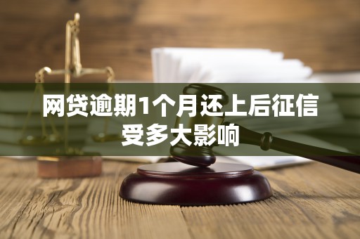 网贷逾期1个月还上后征信受多大影响