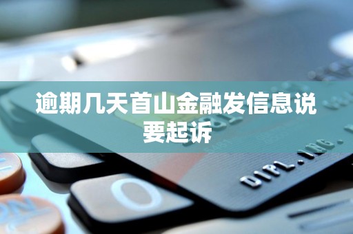 逾期几天首山金融发信息说要起诉