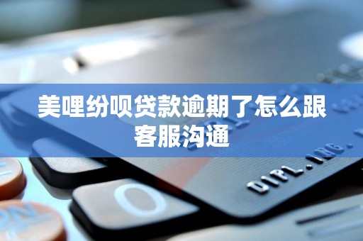 美哩纷呗贷款逾期了怎么跟客服沟通