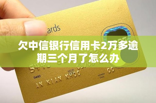 欠中信银行信用卡2万多逾期三个月了怎么办