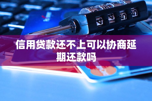 信用贷款还不上可以协商延期还款吗