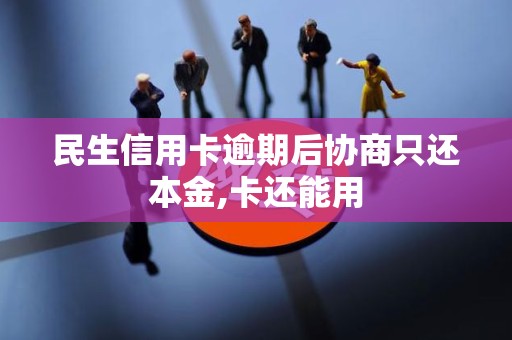 民生信用卡逾期后协商只还本金,卡还能用