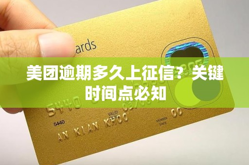 美团逾期多久上征信？关键时间点必知