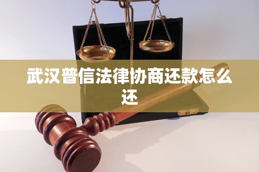 武汉普信法律协商还款怎么还