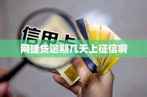 网捷贷逾期几天上征信啊
