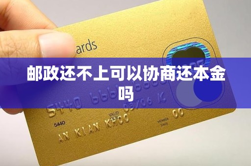 邮政还不上可以协商还本金吗