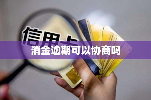 消金逾期可以协商吗